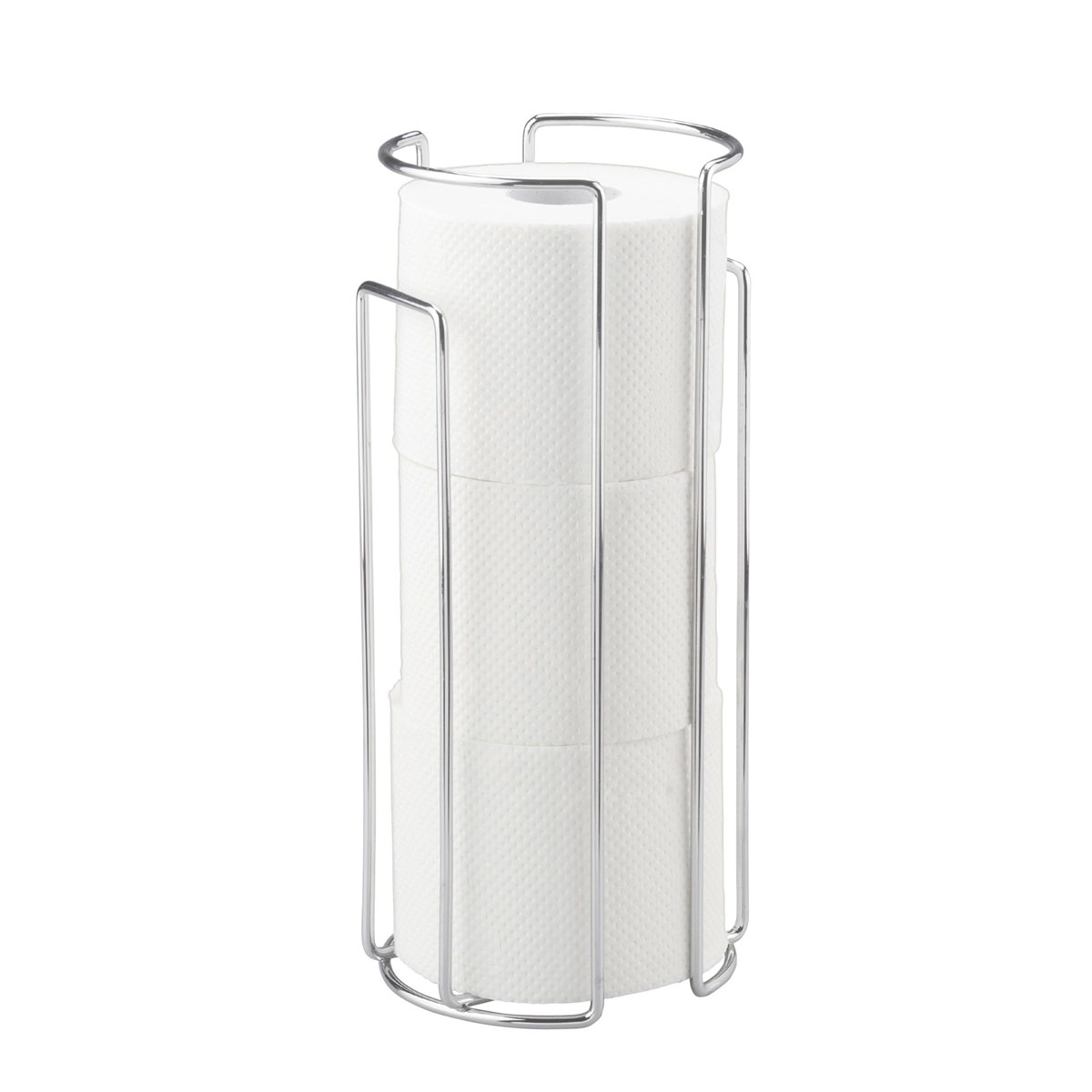 Wenko  Toilettenpapier-Ersatzrollenhalter Chrom 2er Set für 3 Rollen Bild 2