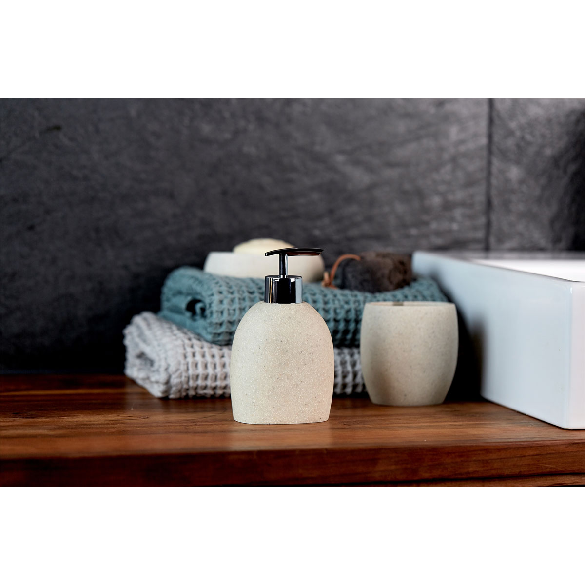 Wenko Seifenspender Puro natur ca 295 ml Bild 6