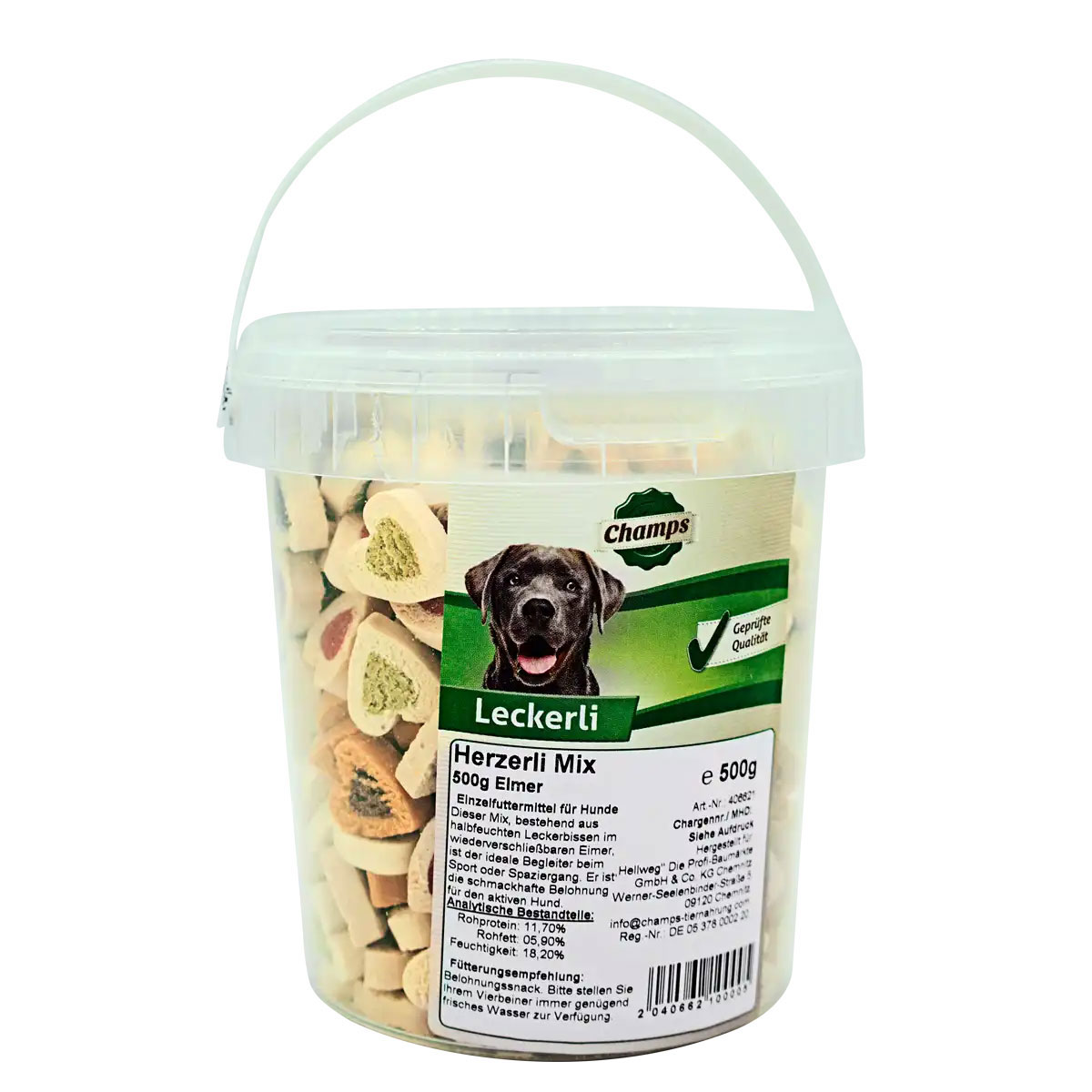 Champs Hunde-Snack Herzerli Mix 500 g
