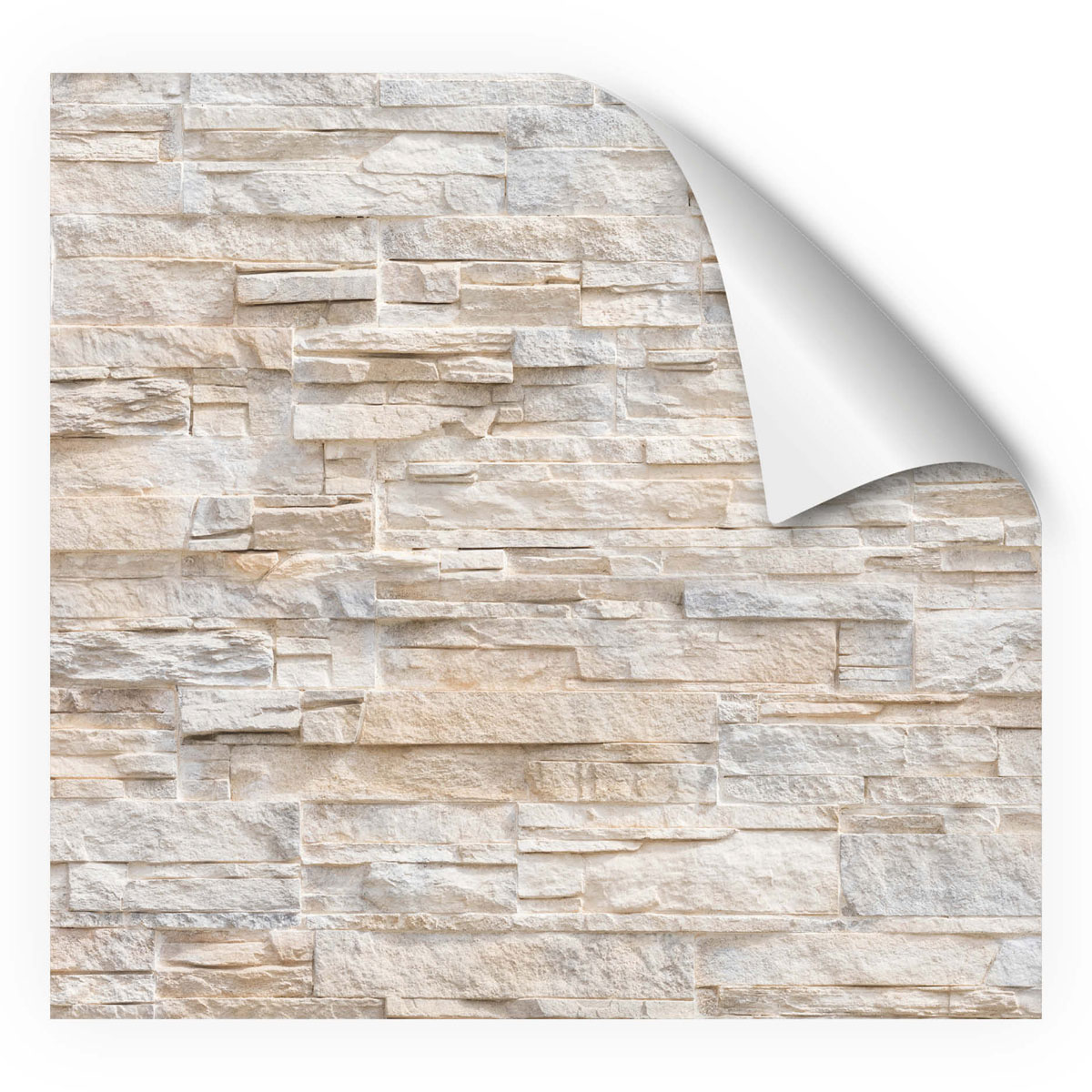 MySpotti Fresh DuschrückwandfolieBruchsteinwand Beige