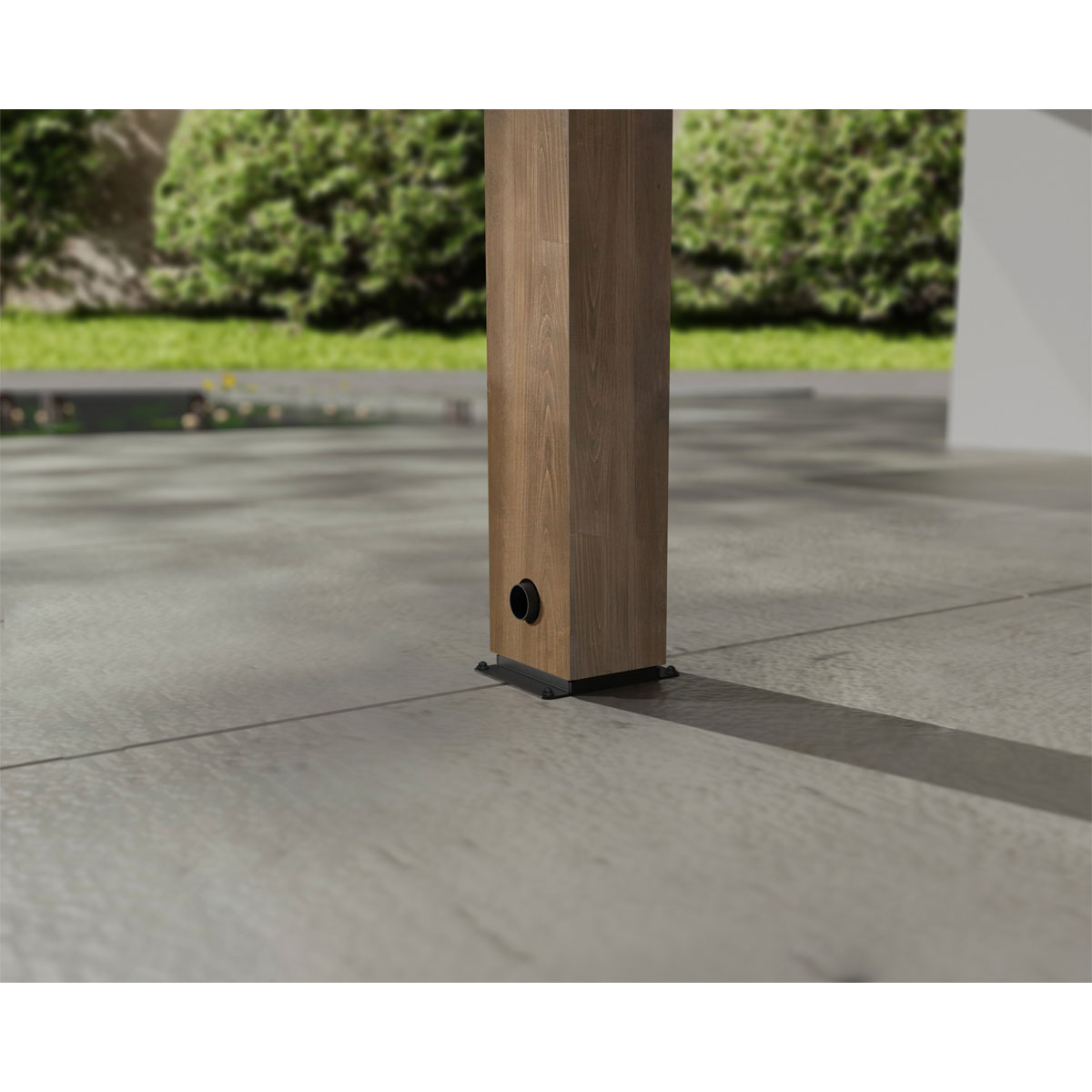 Palram Canopia Helsinki 3x3,4 Terrassenüberdachung aus Zedernholz / Sonnenschutzpaneele Bild 4