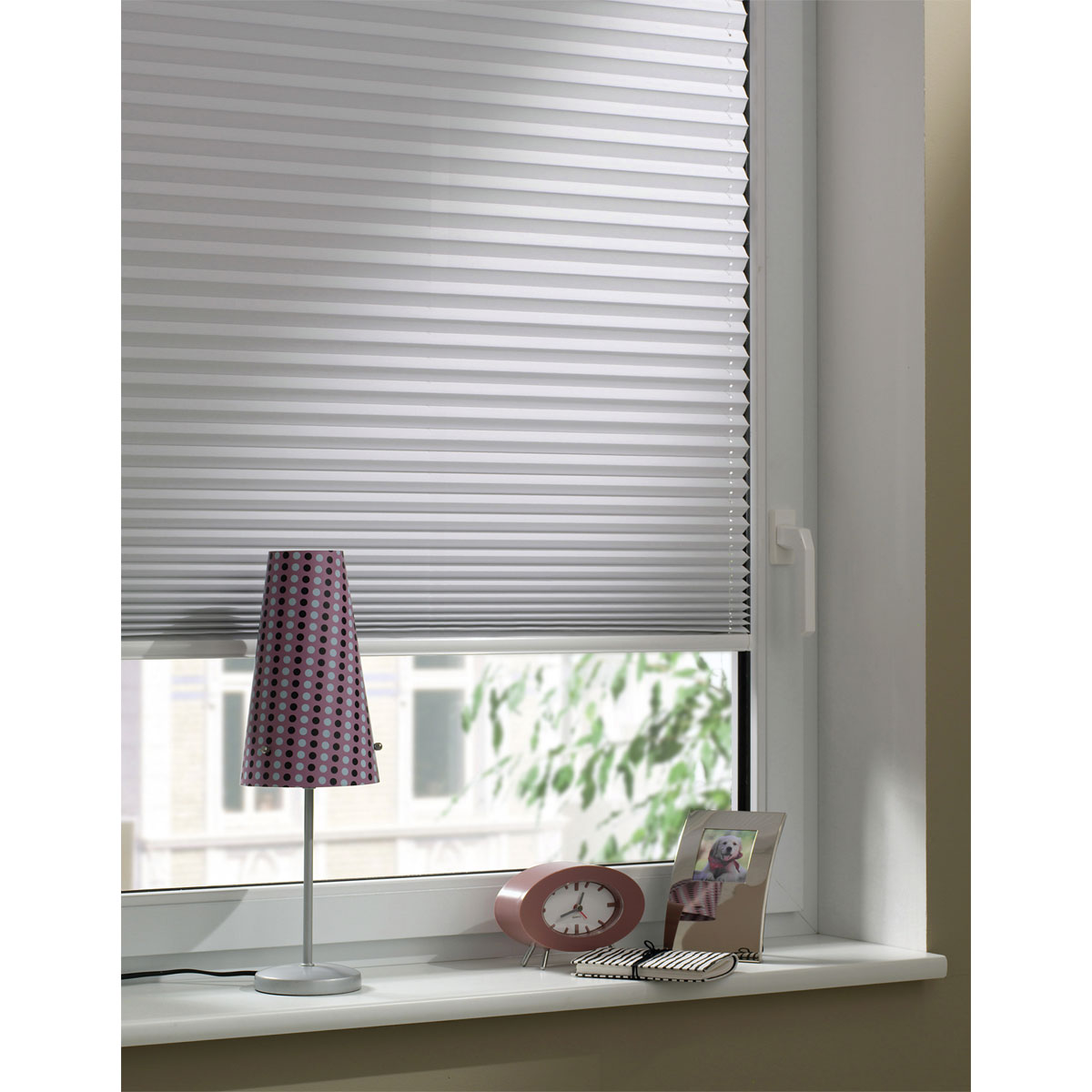 Gardinia Thermo-Plissee EasyFix weiß 70 x 130 cm Bild 5