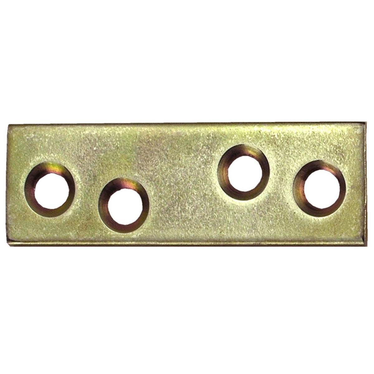 Connex Verbindungsblech 10 x 1,5 x 1,5 cm gelb verzinkt Connex Verbindungsblech 10 x 1,5 x 1,5 cm gelb verzinkt