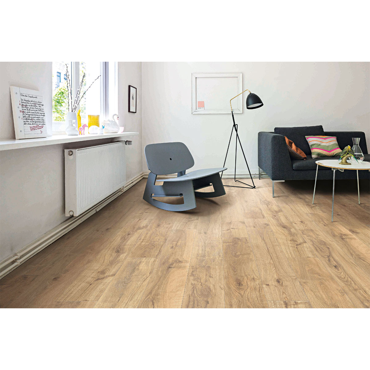 Living by HARO Laminatboden Sonderedition Eiche siena puro 128,2 x 19,3 cm Bild 4