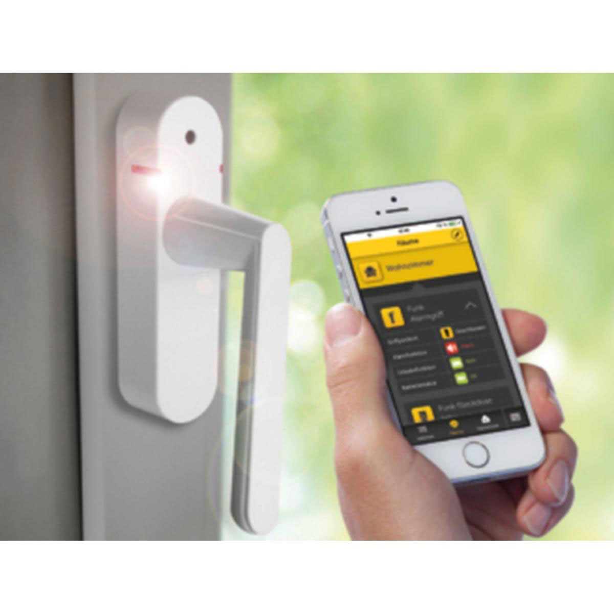 Schellenberg Funk-Sicherheit-Alarmgriff weiß Bild 3