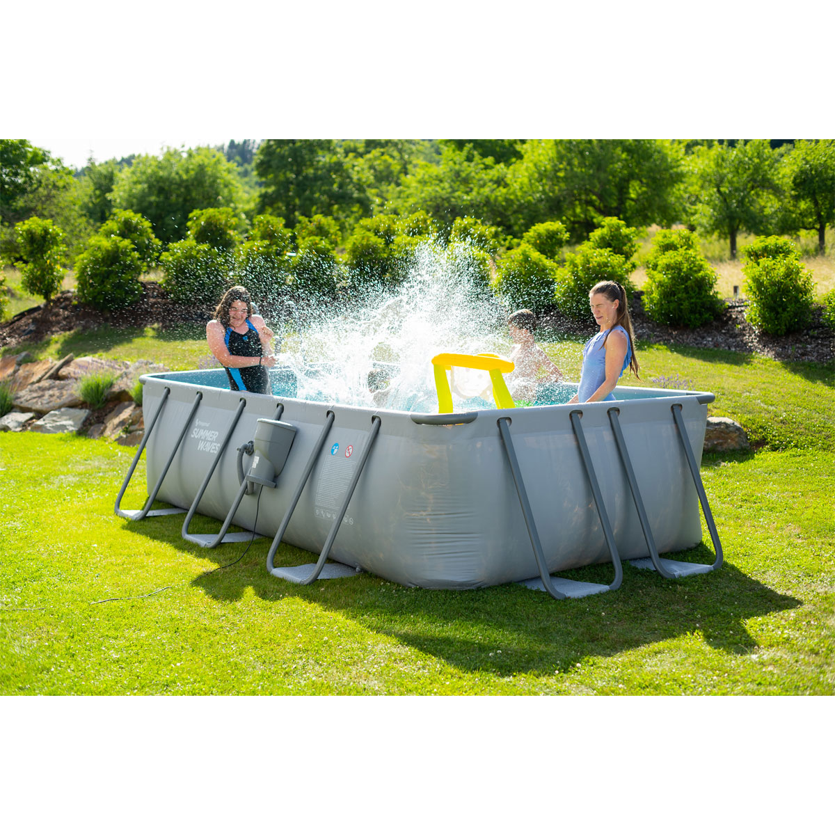 Summer Waves Elite Frame Pool 317,5x500,4x99,1cm Anthrazit Bild 8