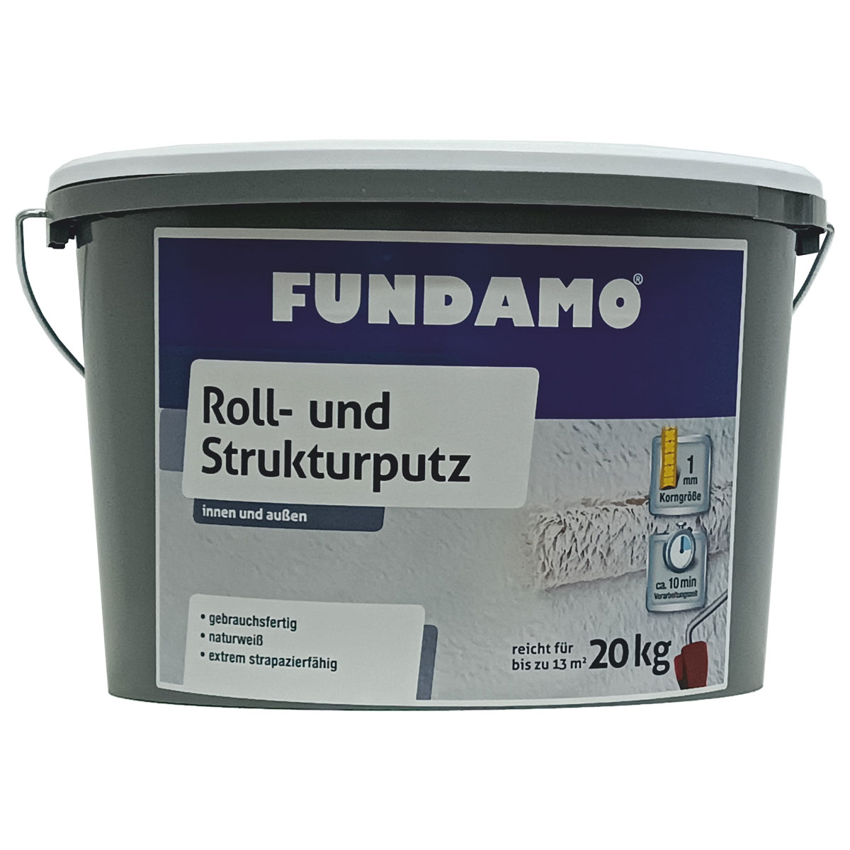 Fundamo Roll- und Streichputz 20 kg
