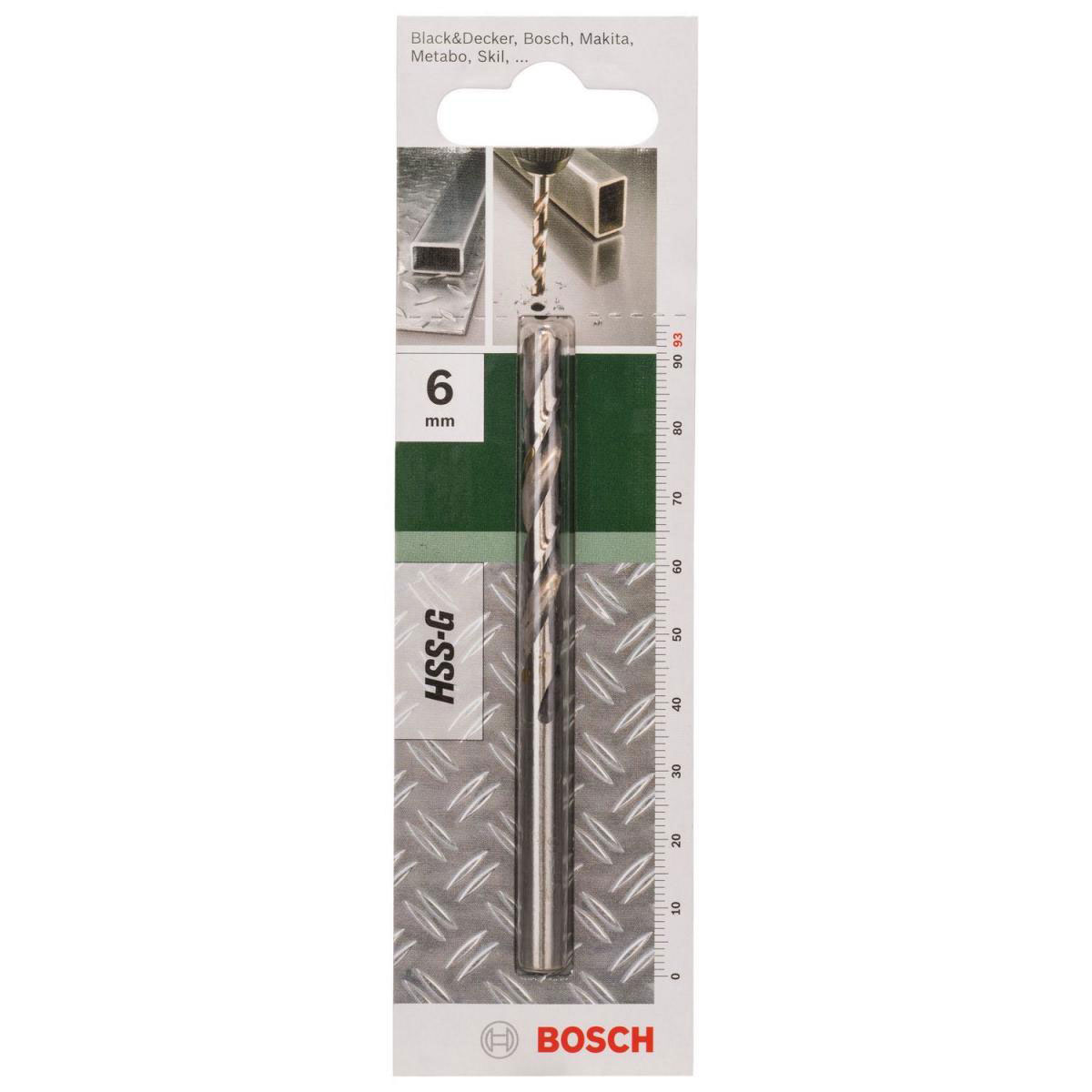 Bosch  Metallboher HSS-G 6 mm 1 Stück Bild 2