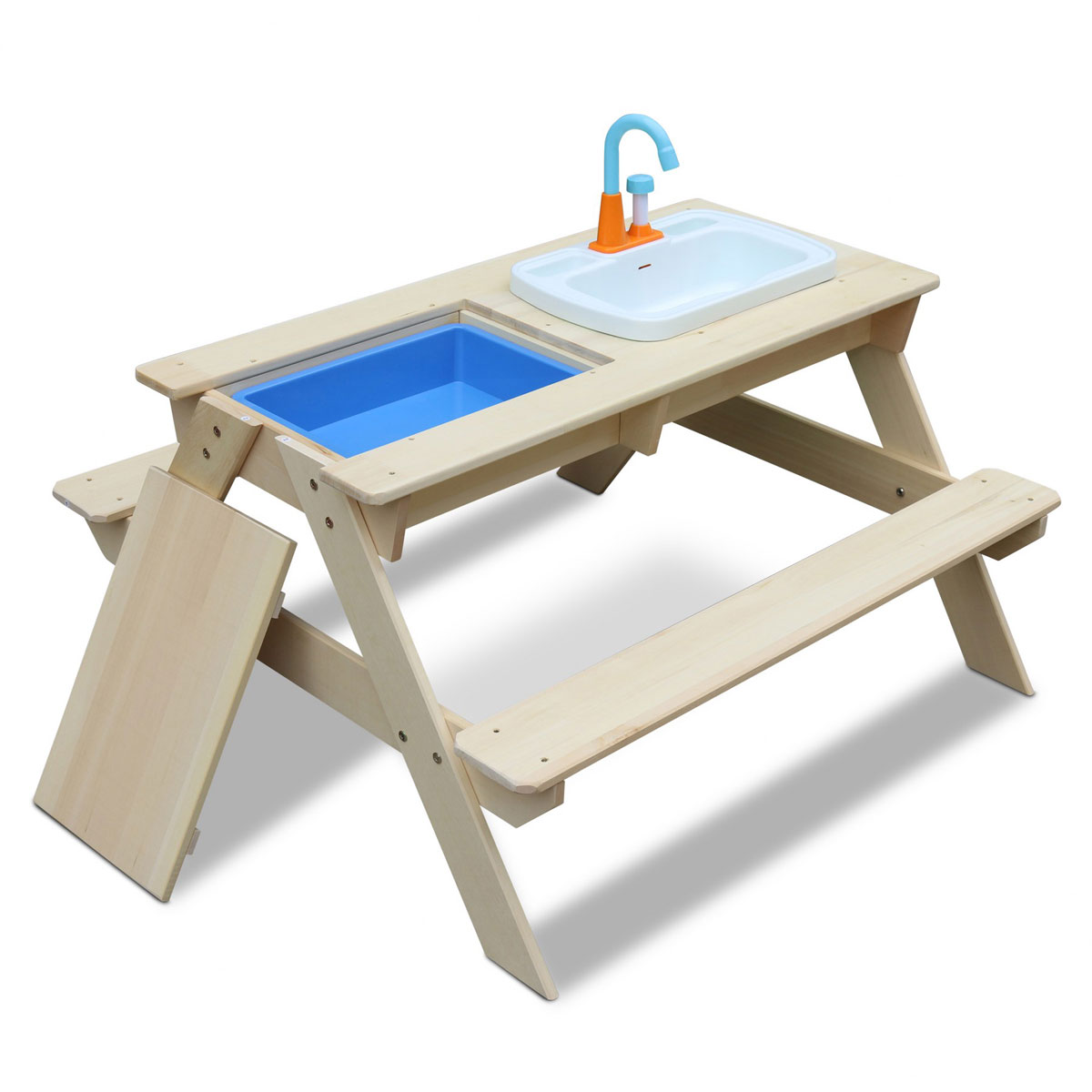 Coemo Kindersitzgruppe und Matschtisch „Robin“, mit Waschbecken