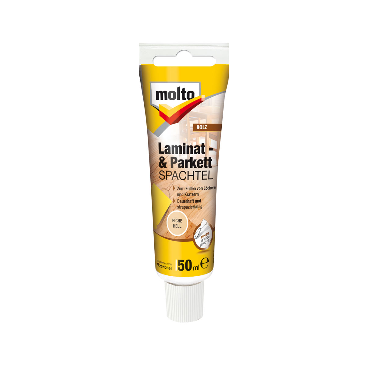 Molto Laminat- und Parkettspachtel eiche hell 50 ml