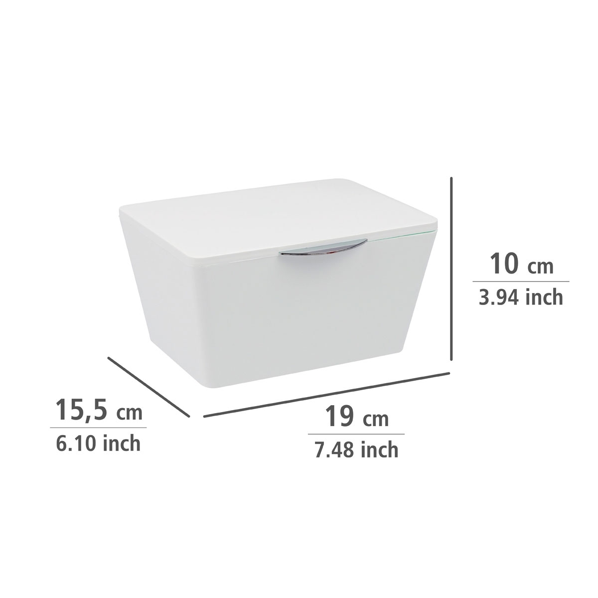 Wenko Aufbewahrungsbox Brasil Weiß Bild 4