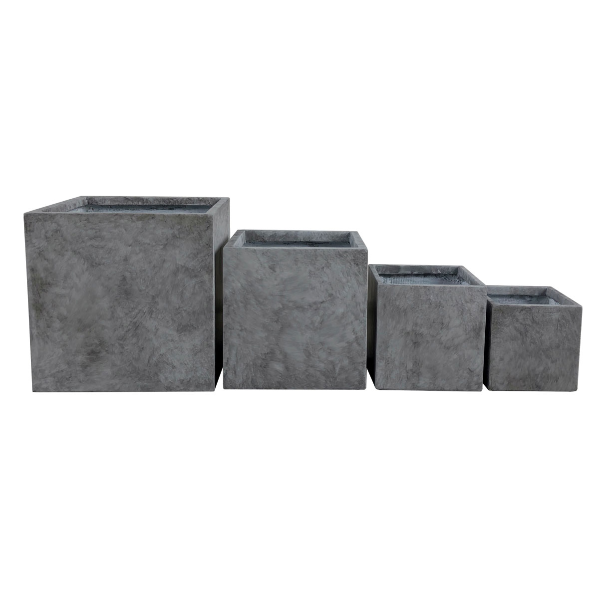 Haveson Pflanzgefäßserie Wiped Grey