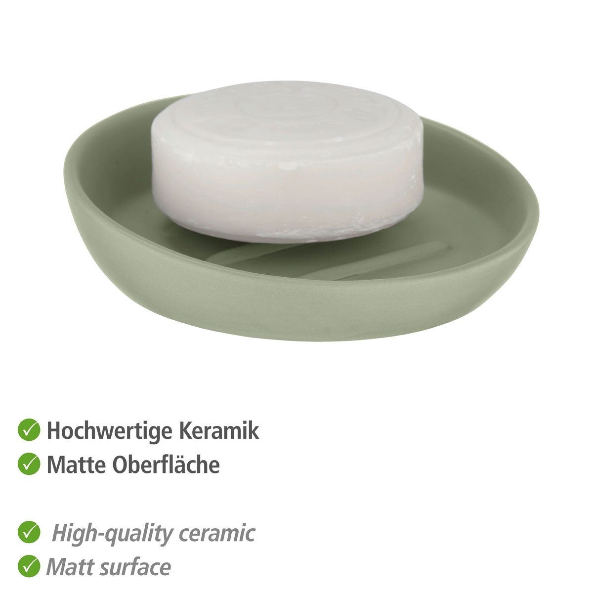 Wenko Seifenablage Badi lindgrün Bild 2