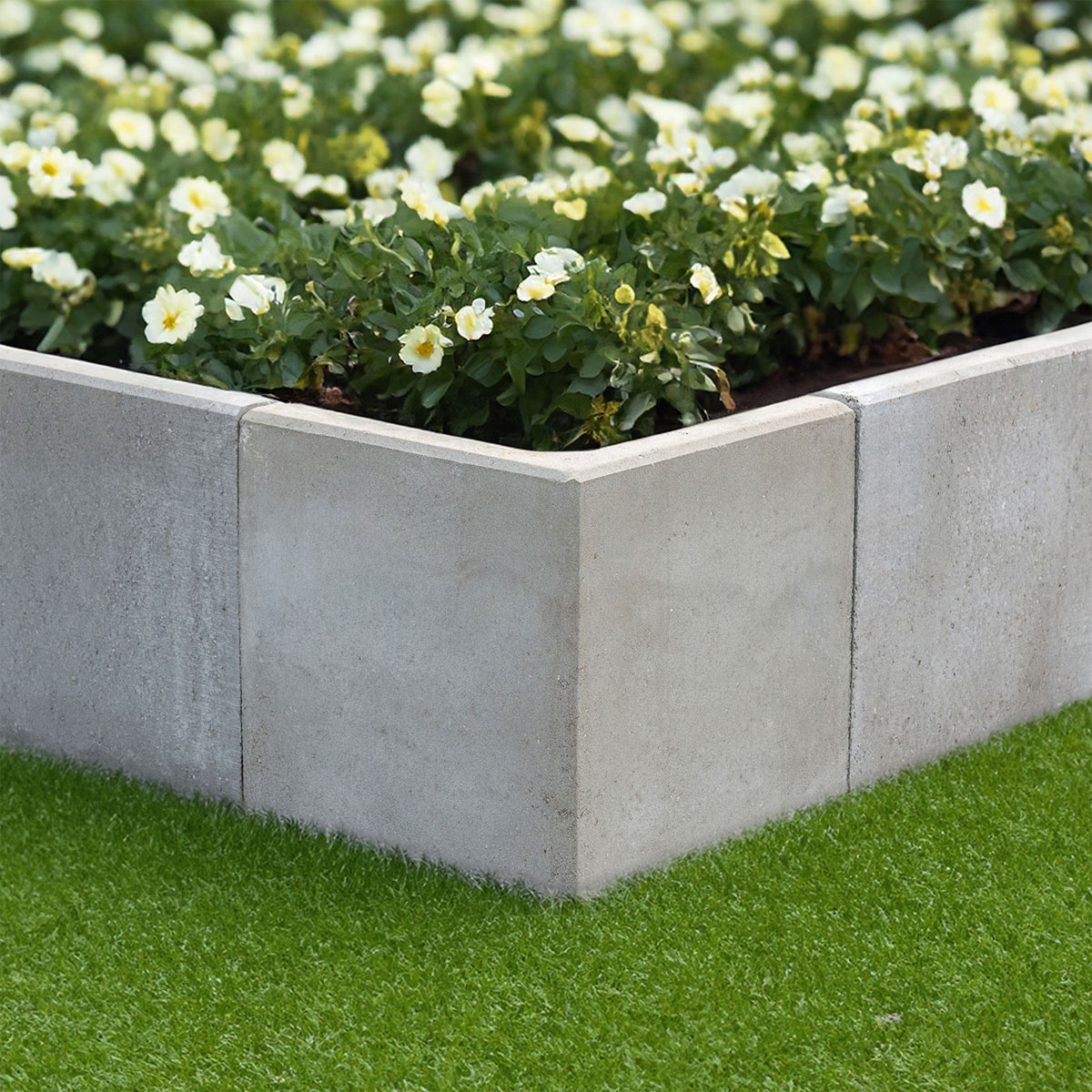 Diephaus  L-Stein-Ecke grau 60 x 50 x 50 x 7 cm Bild 2