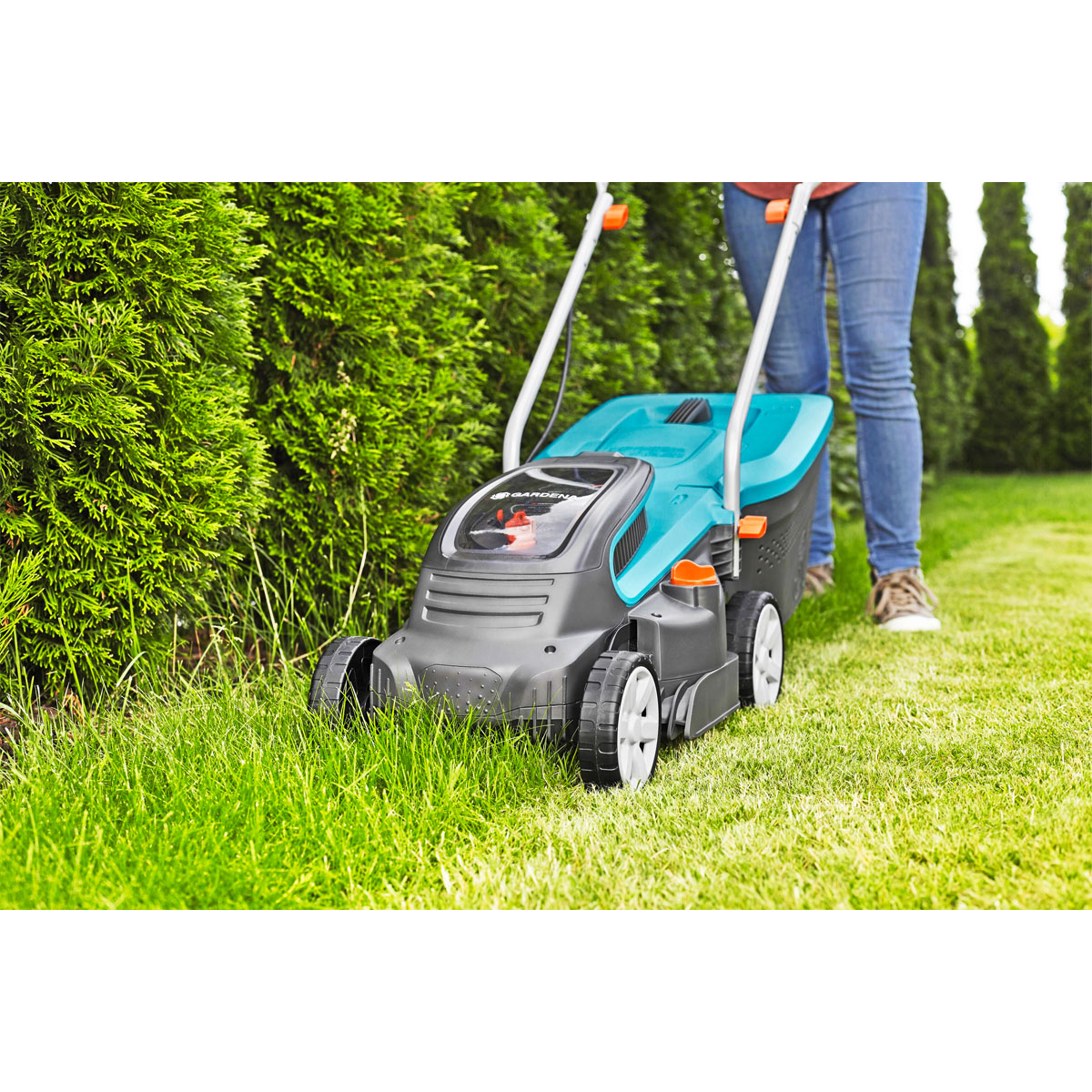 Gardena  Akku-Rasenmäher-Set Power Max 32/36 V P4A mit Akku 4-teilig Bild 3