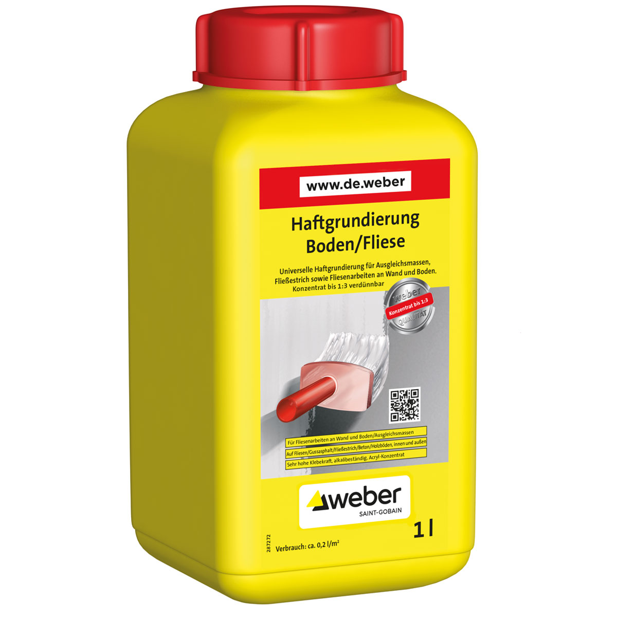 Weber  Haftgrundierung Boden und Fliese 1 L Weber  Haftgrundierung Boden und Fliese 1 L