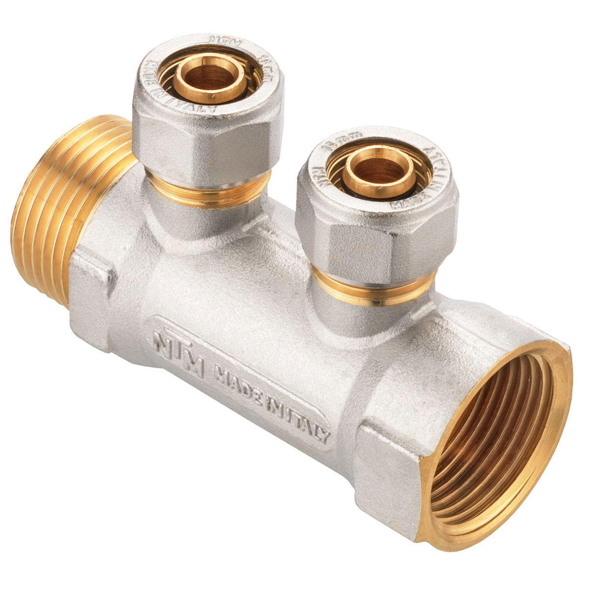 Cornat Schraub-Verteiler 2 Abgänge 1 16 mm