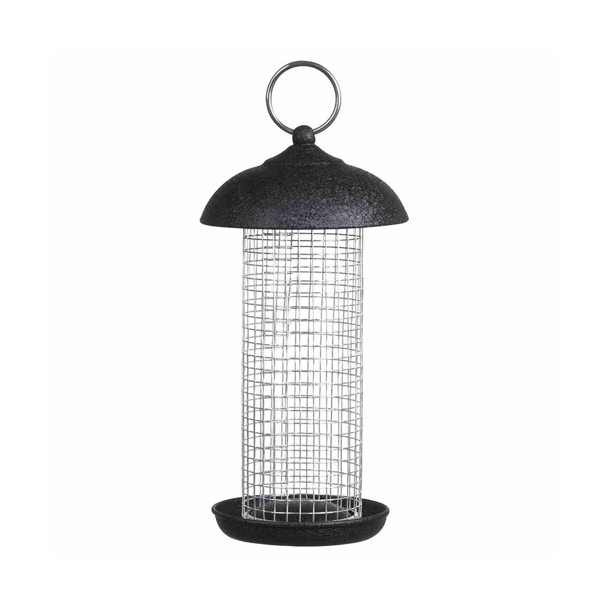 Siena Garden Vogelfuttersäule „Steel Line“ für Nüsse, 20 cm