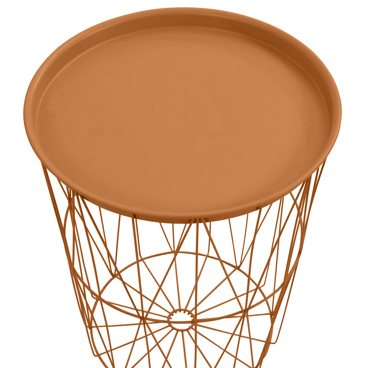 Beistelltisch kupfer Stahl Bild 2