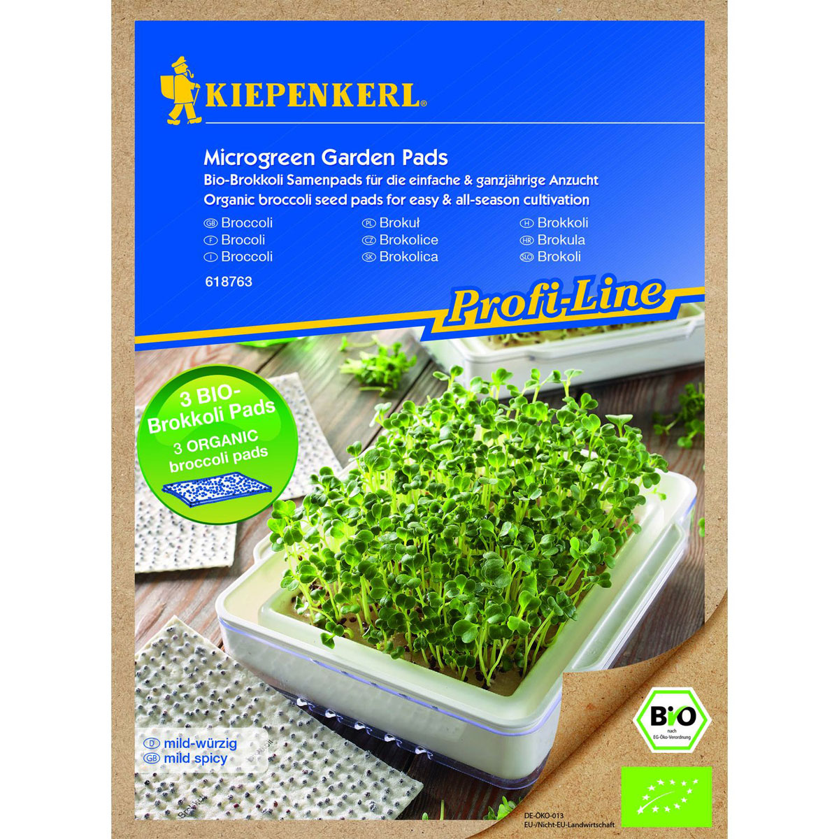 Kiepenkerl Nachfuellpads Brokkoli BIO