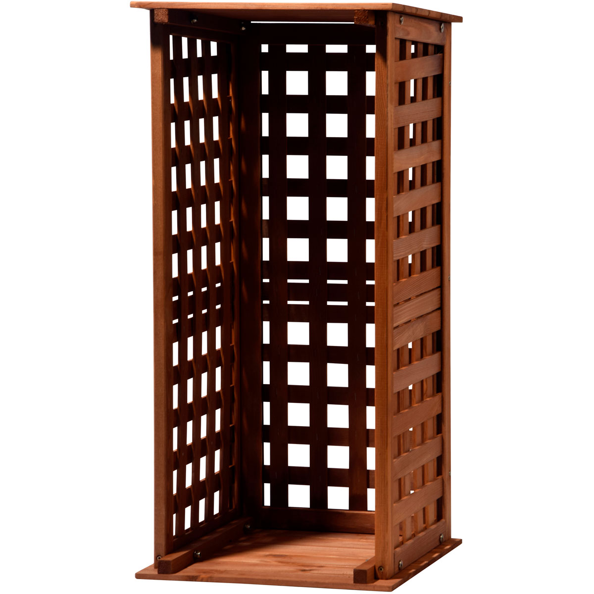 dobar Kaminholzregal braun 39 x 85 x 39 cm Bild 2