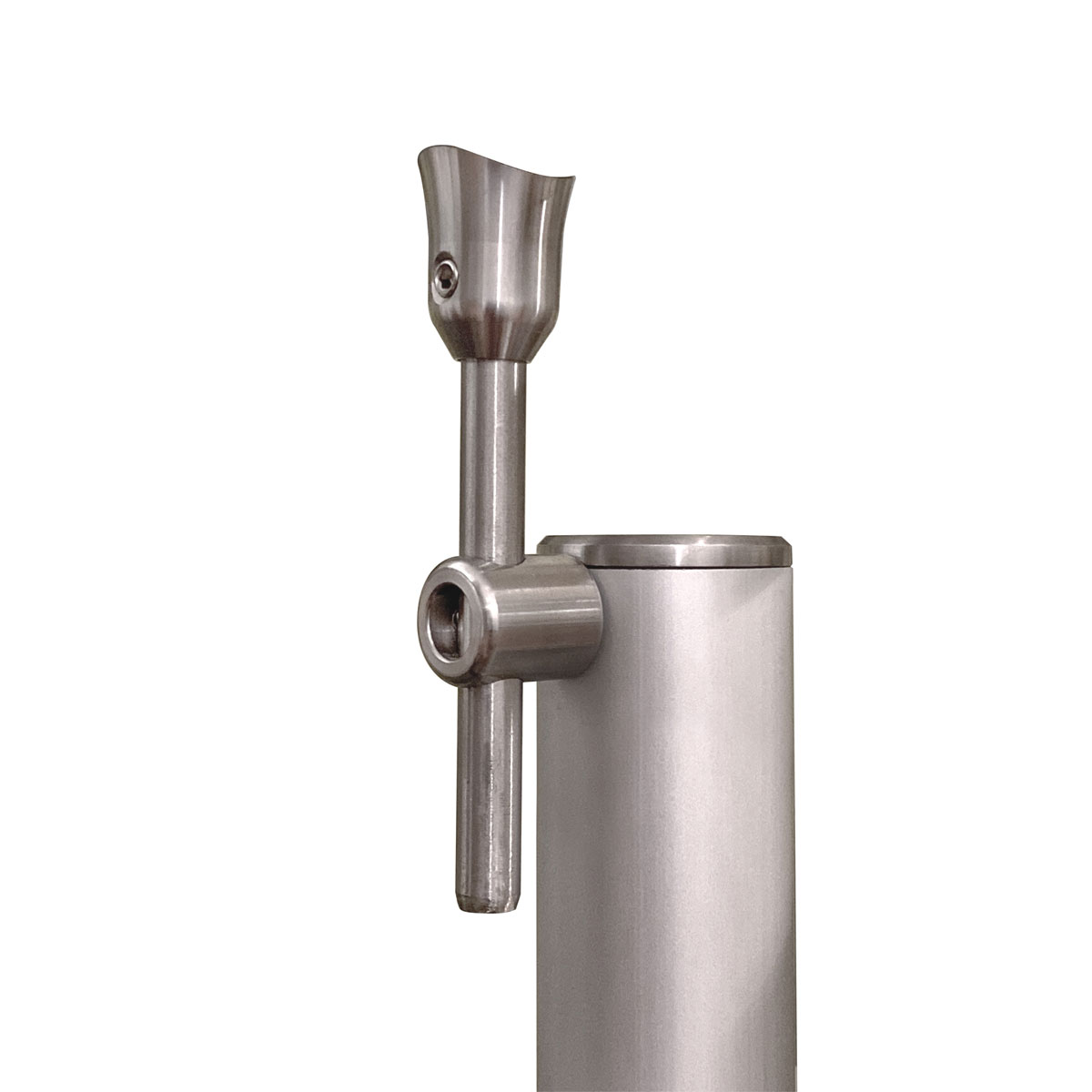 B88 seitlicher Stabhalter Aluminimum