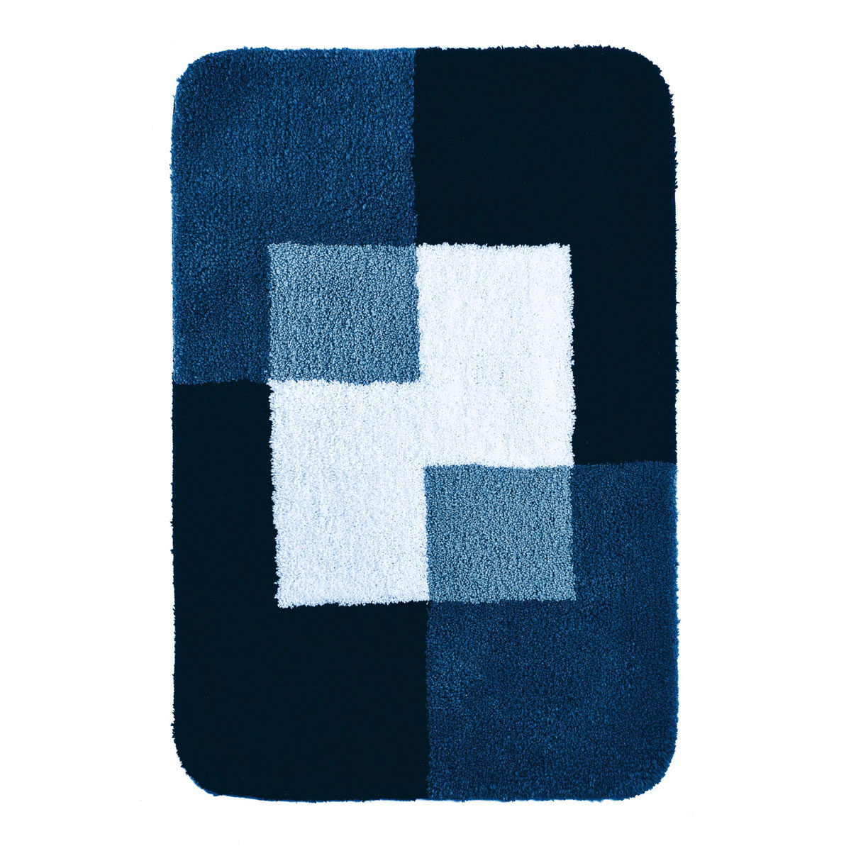 Ridder  Teppich Coins 60 x 90 cm blau Polyester