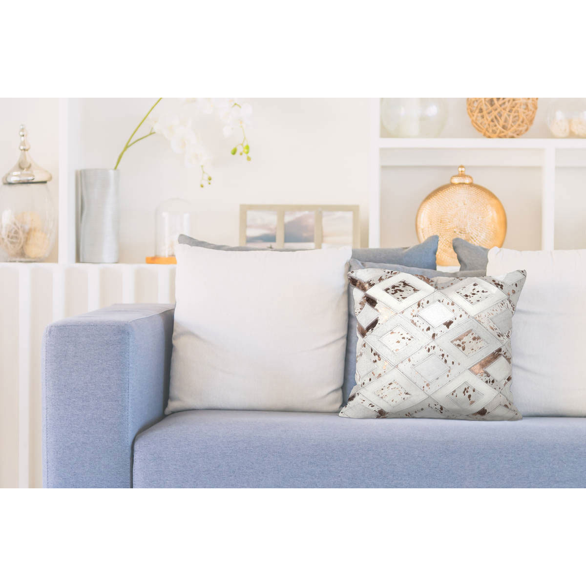 Kissen „Spark Pillow 110“, elfenbein/Chrom Bild 2