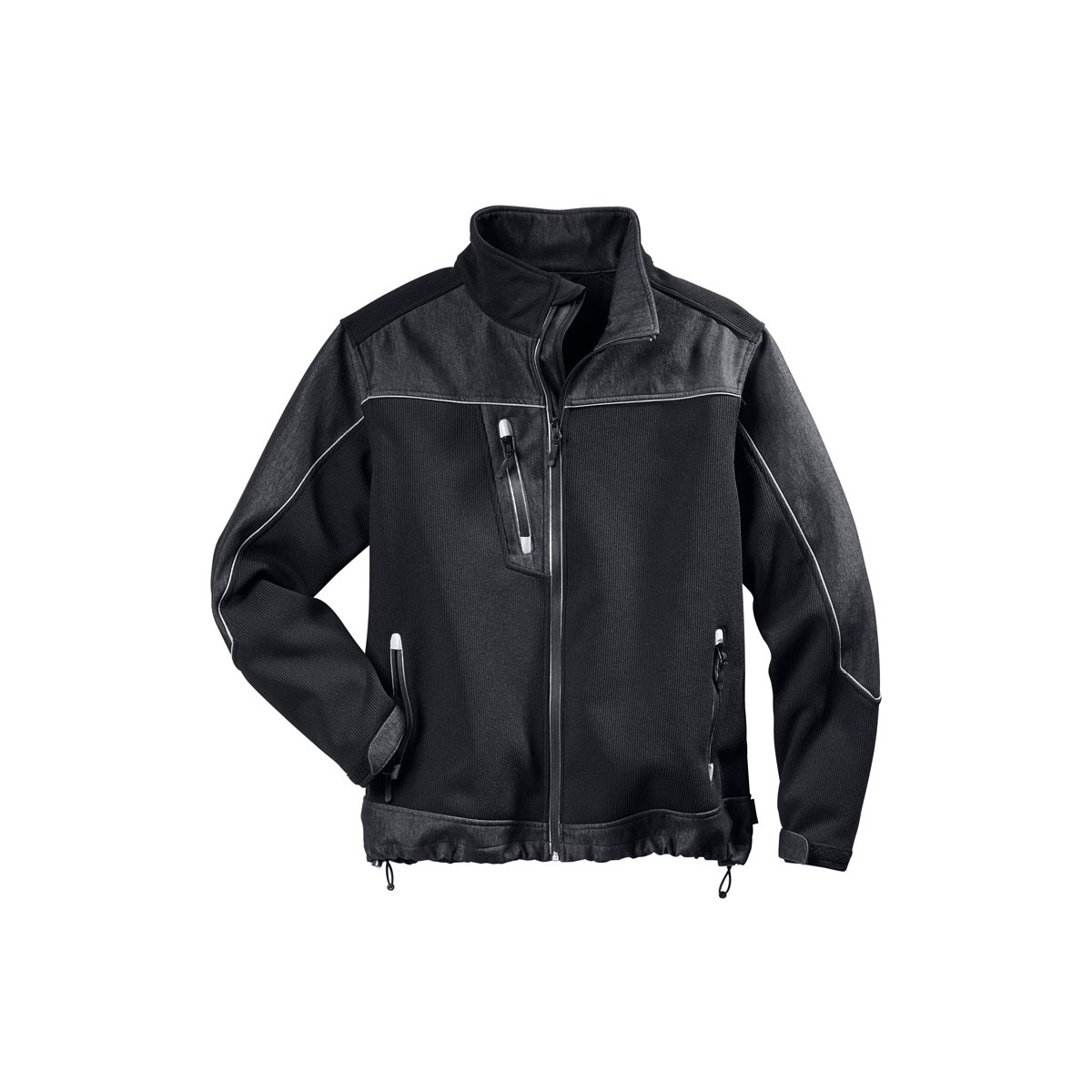 Scheibler Softshell Jacke Leno schwarz-anthrazit Größe L