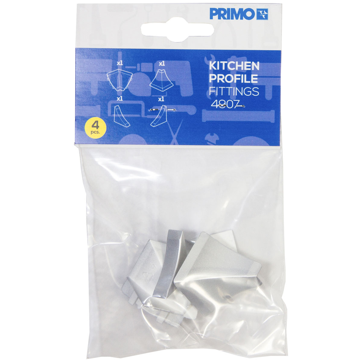 Zubehörset für KWl 4-teilig Alu