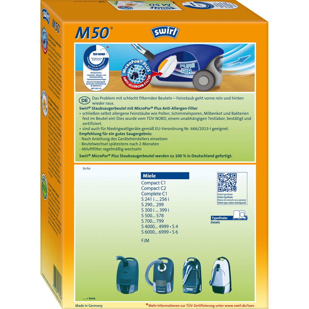 Staubsauger-Beutel M 50 EcoPor Bild 2