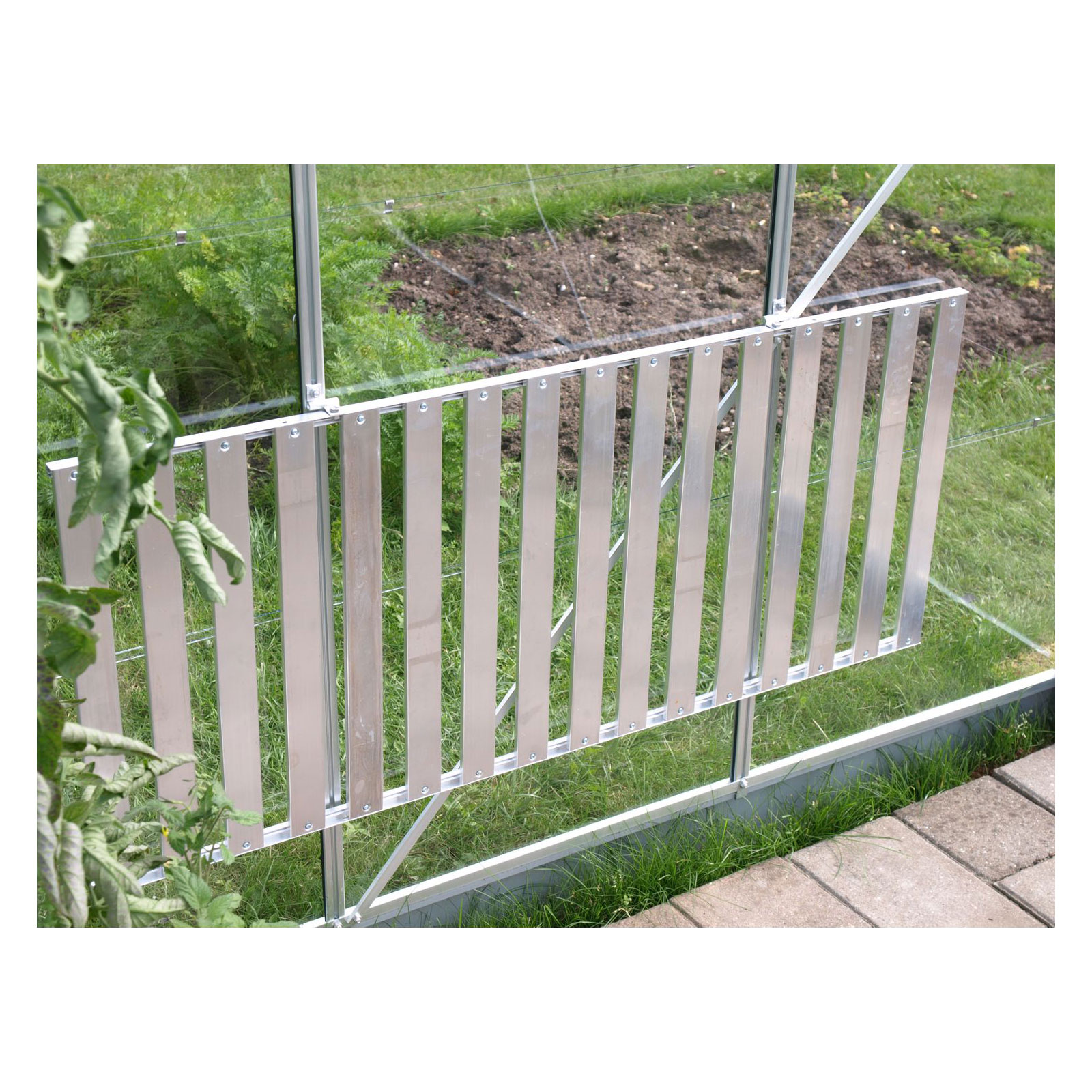 Vitavia Alutisch abklappbar 120 x 50 cm Alu blank