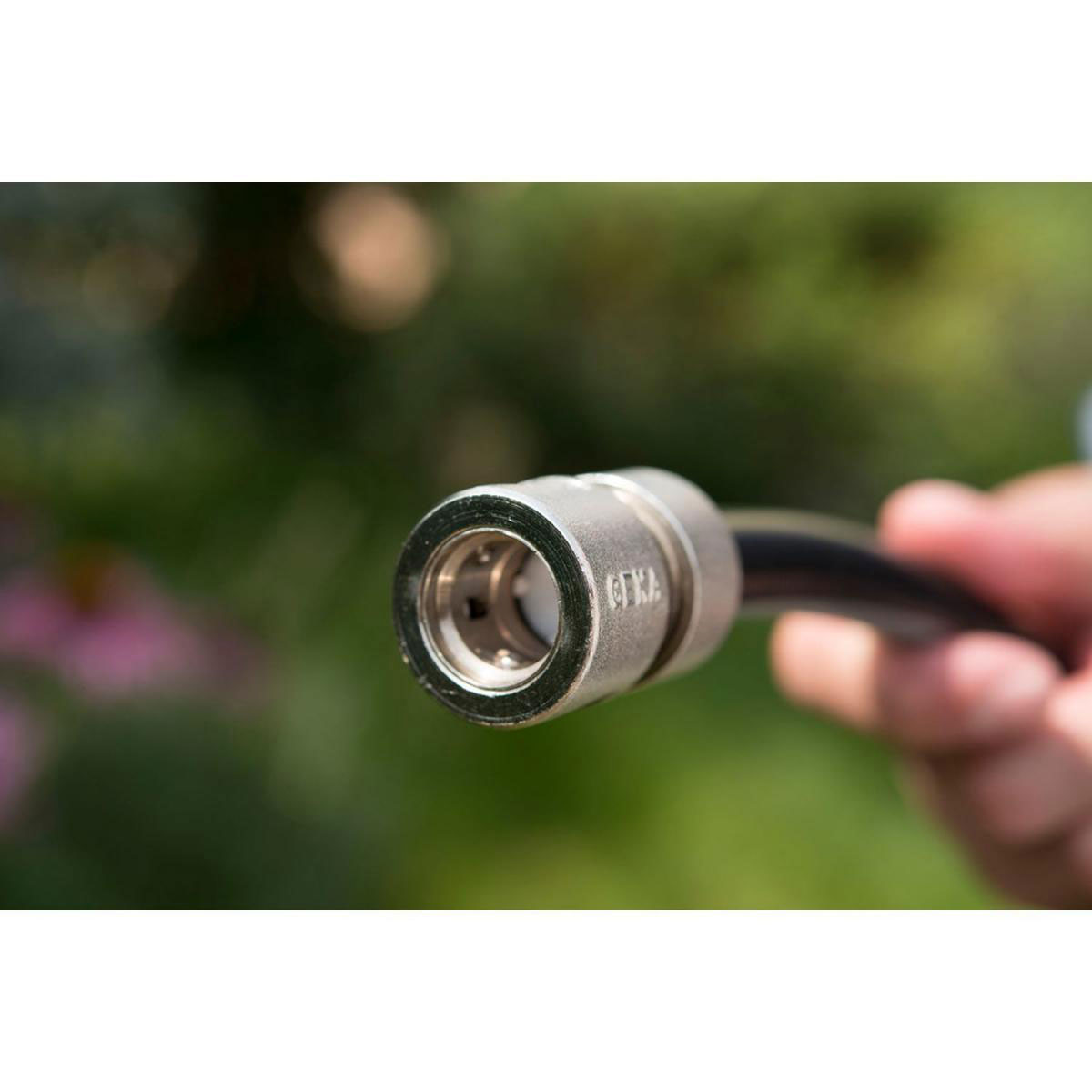 GEKA  Schlauchstück Außengewinde 3/4  vernickelt Bild 2