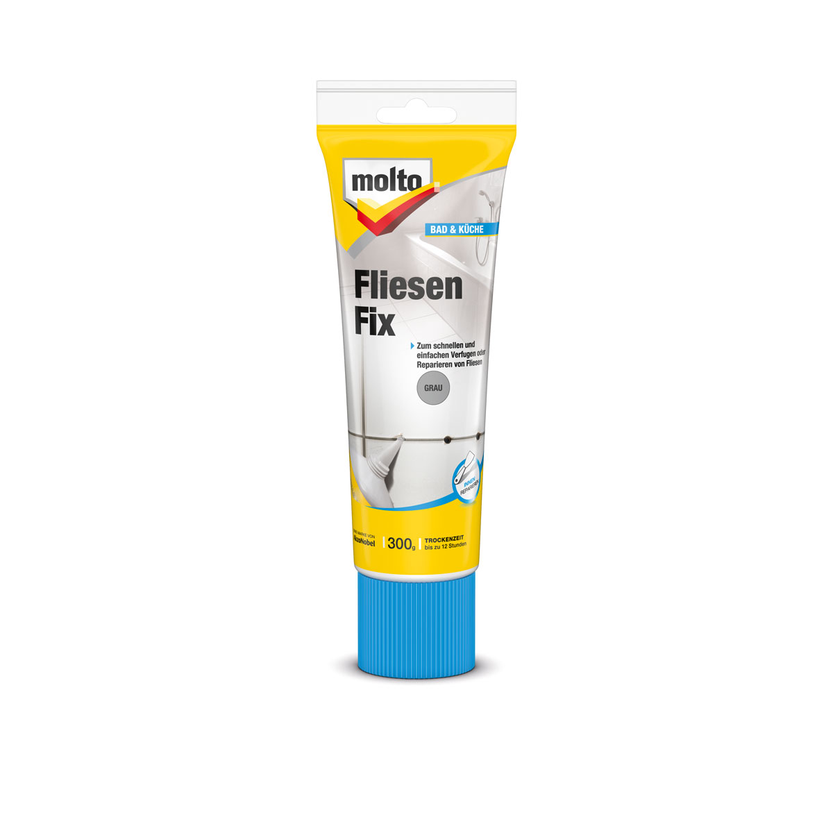 Molto Fliesenfix grau 300 g