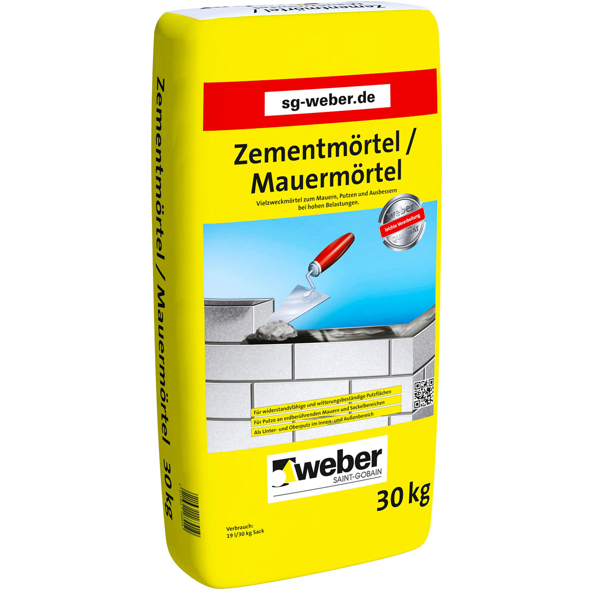 Zement- und Mauermörtel 30 kg