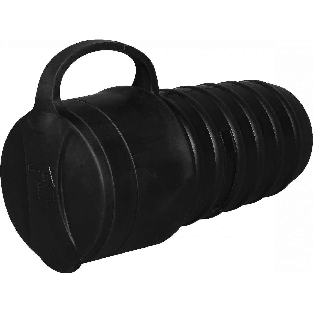 Flector Technik Schuko-Kupplung schwarz