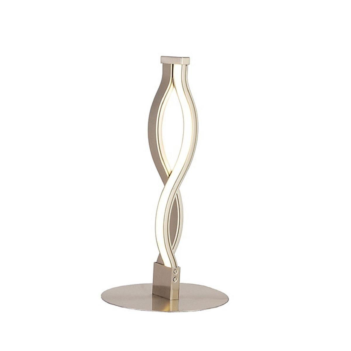 Flector LED-Tischleuchte Swinging Stripes silber