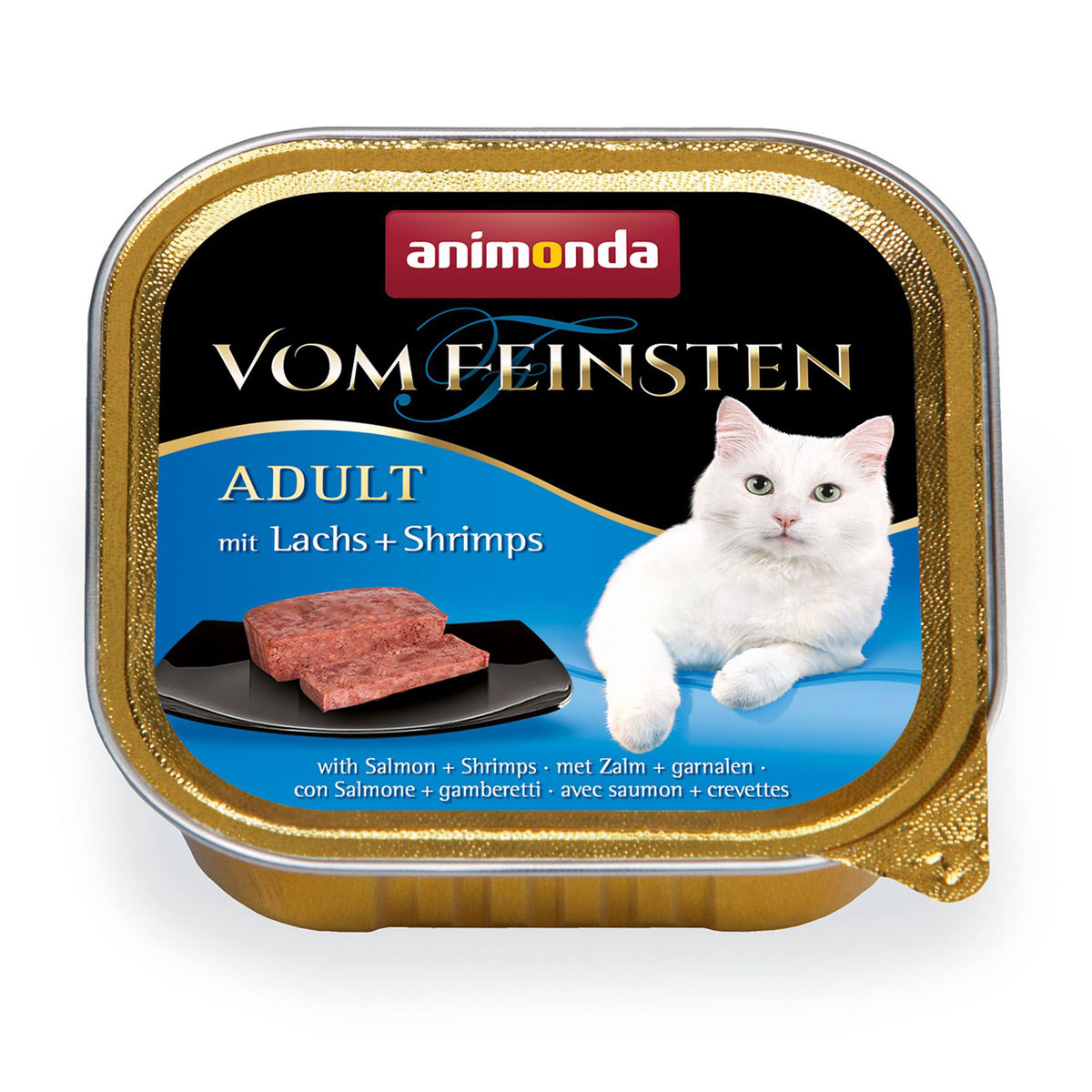 animonda Vom Feinsten Nassfutter Lachs und Shrimps 100 g