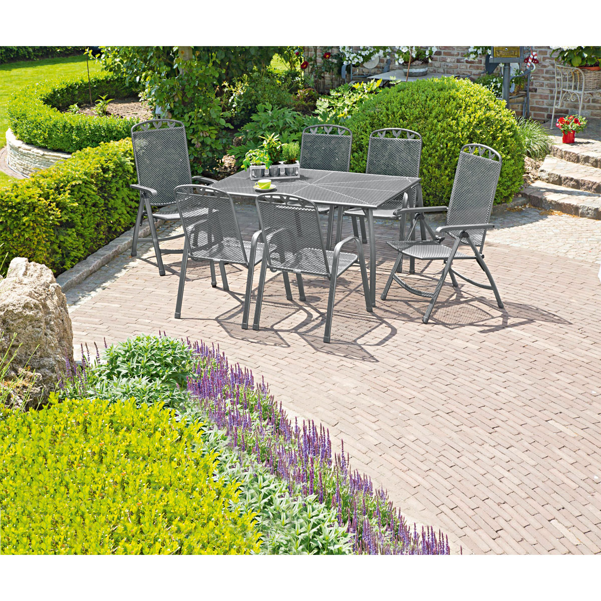 Greemotion Testrut Gartentisch Toulouse ca 140 x 72 x 90 cm Bild 5