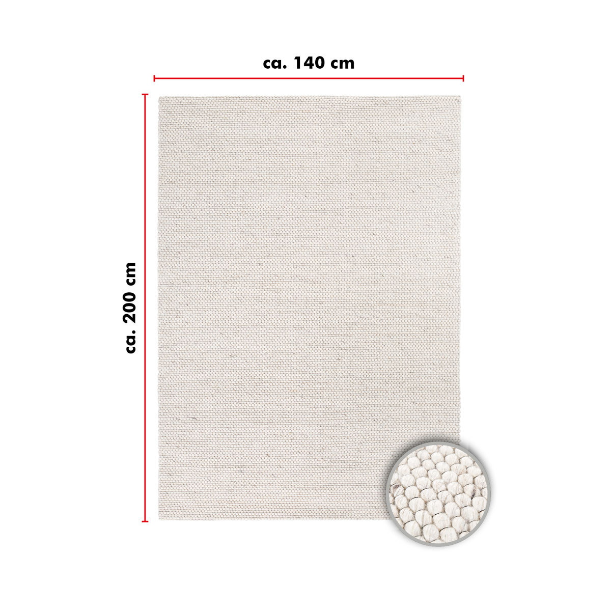 Barbara Becker  Teppich BB Brave creme natur 140 x 200 cm Bild 10