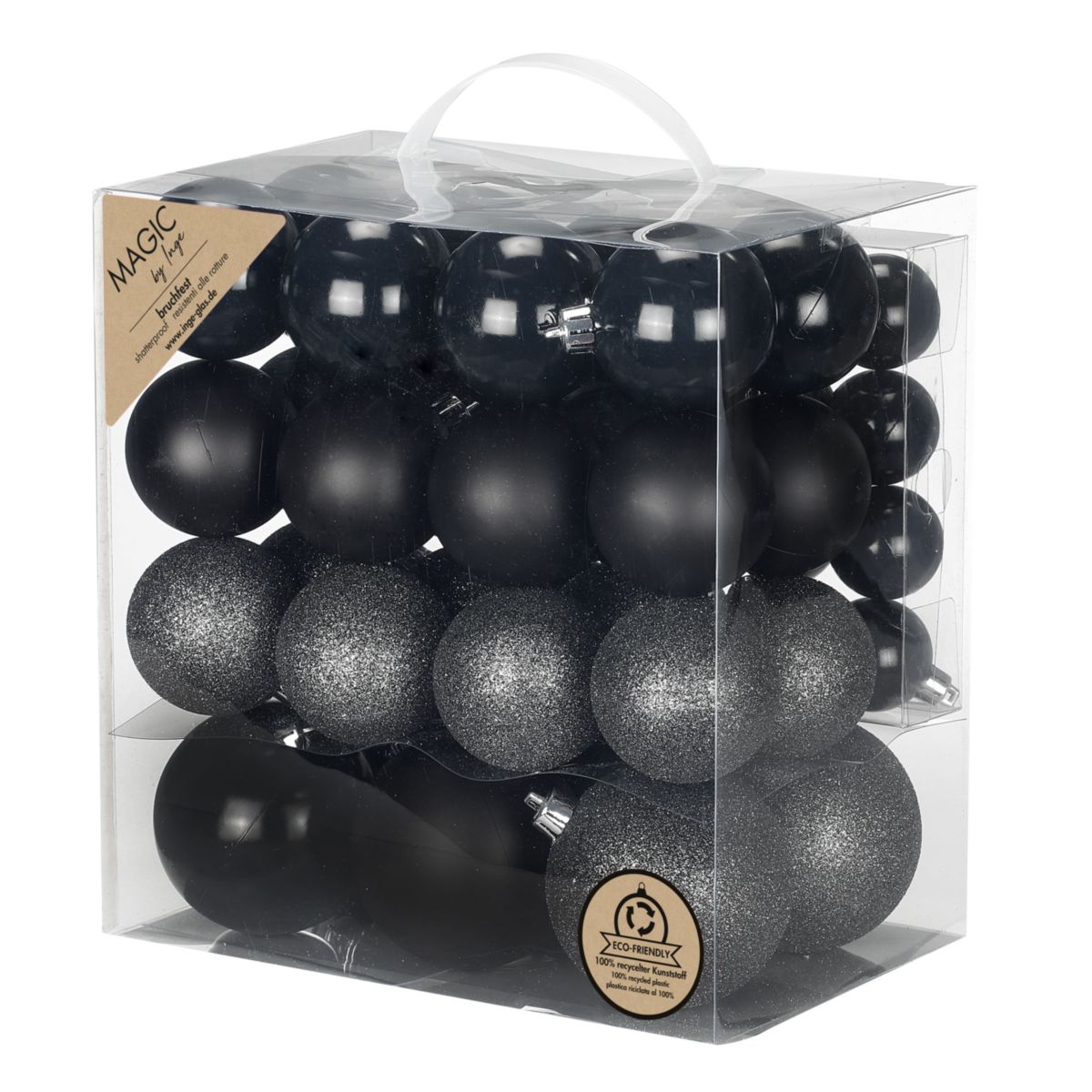 Kugelset 4-8cm Shellac Black