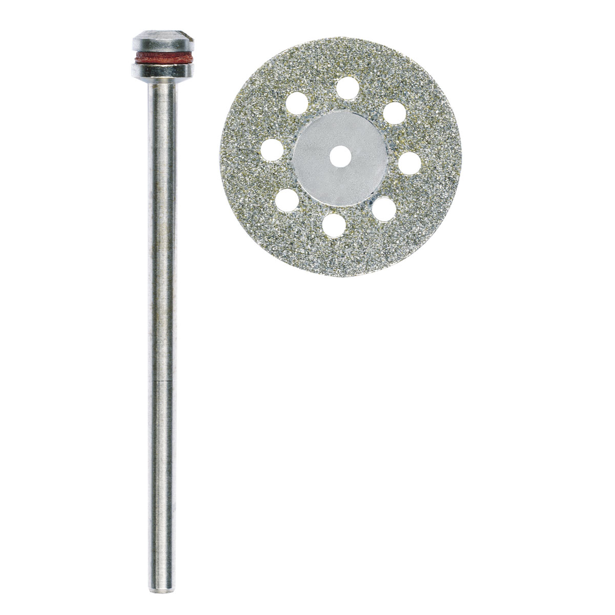 Proxxon Micromot Diamantierte Trennscheibe mit Kühllöchern Durchmesser 20 mm und 1 Träger