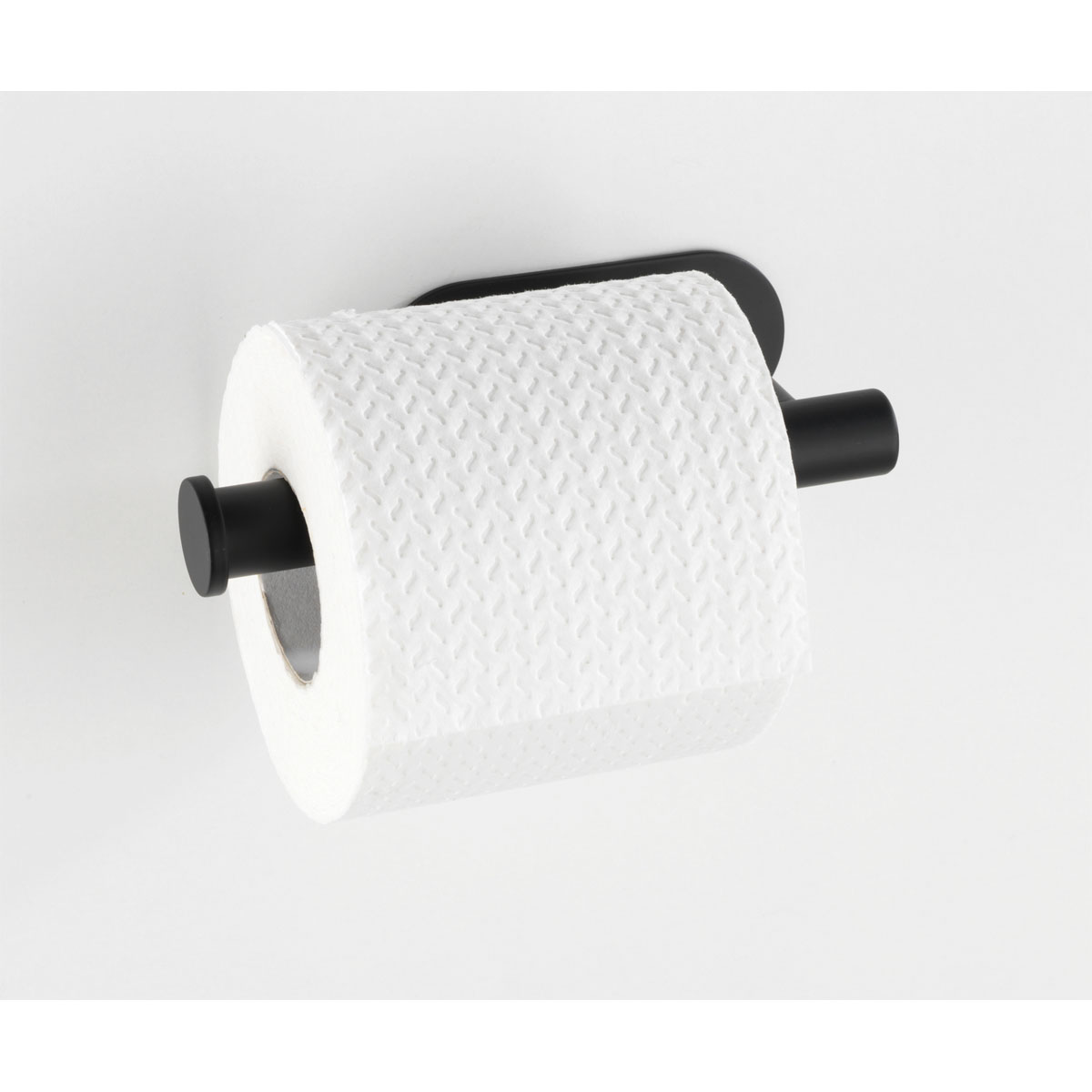 Wenko  Turbo-Loc Edelstahl Toilettenpapierhalter Orea Black Matt WC-Rollenhalter Befestigen ohne bohren Bild 8
