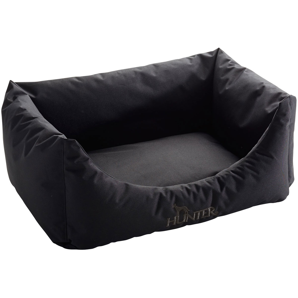 Hunter Hundesofa Gent antibakteriell schwarz 60 x 45 cm