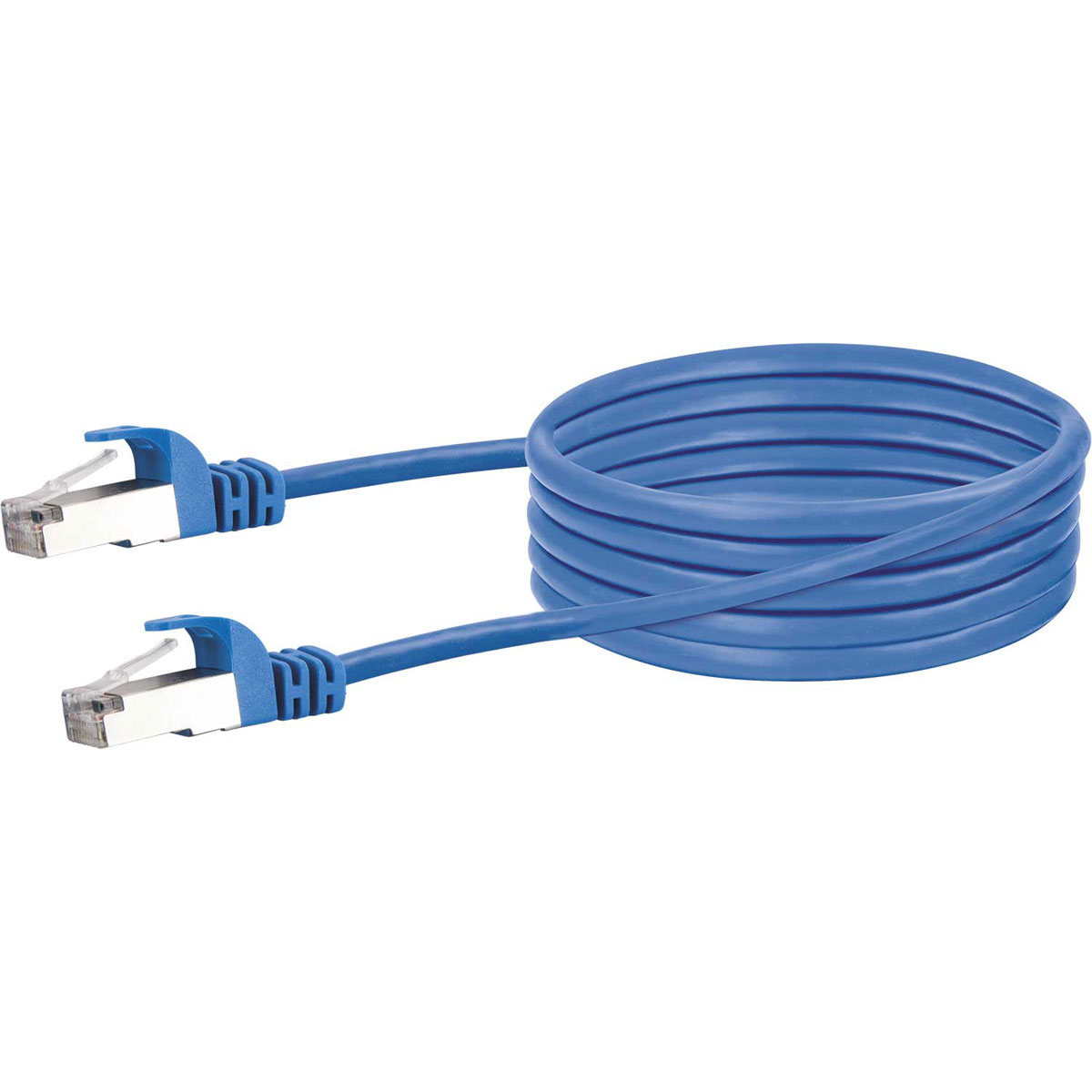 Schwaiger Netzwerkkabel CAT6 250Mhz 1Gbit/s 2,5m blau
