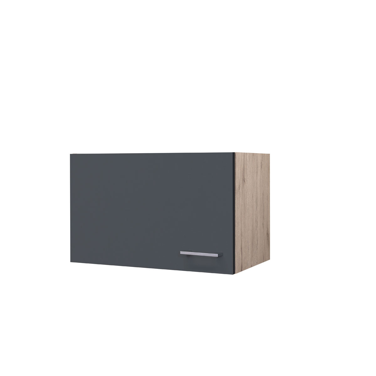 Flex-Well Küchenoberschrank „Tiago“, 60x32x32 cm, basaltgrau/San Remo Eiche