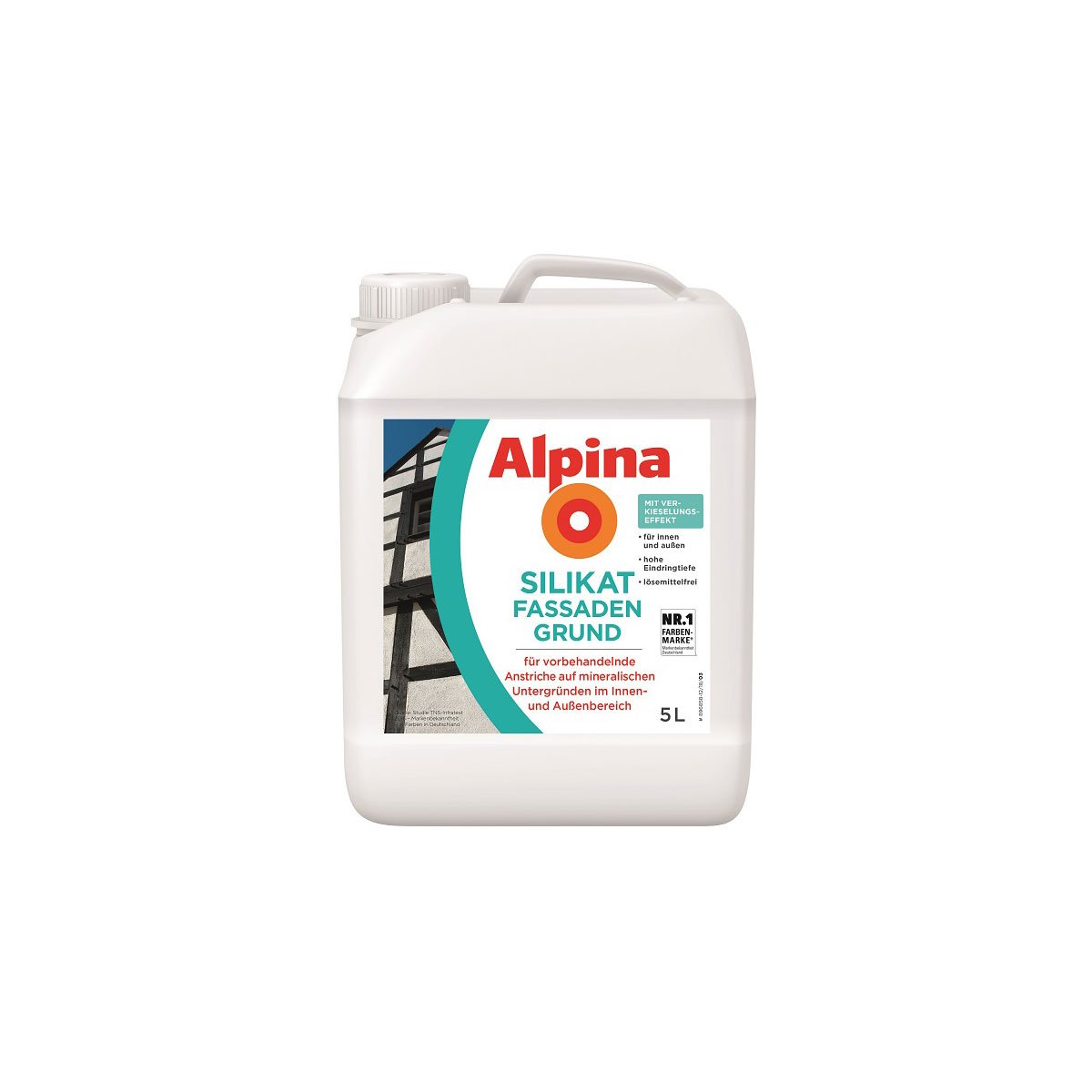 Alpina Silikat-Fassadengrund 5 L Bild 1