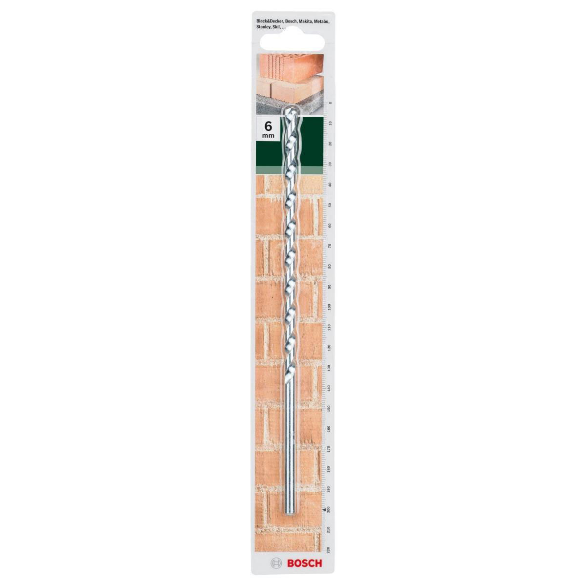 Bosch  DIY Steinbohrer Durchmesser 6 x 100 mm Bild 4