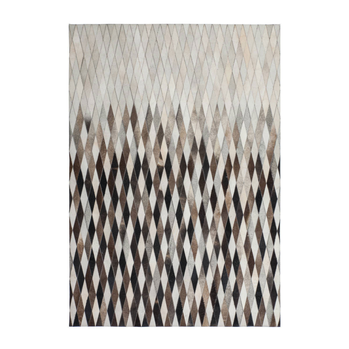 Lederteppich „Lavish 510“, grau