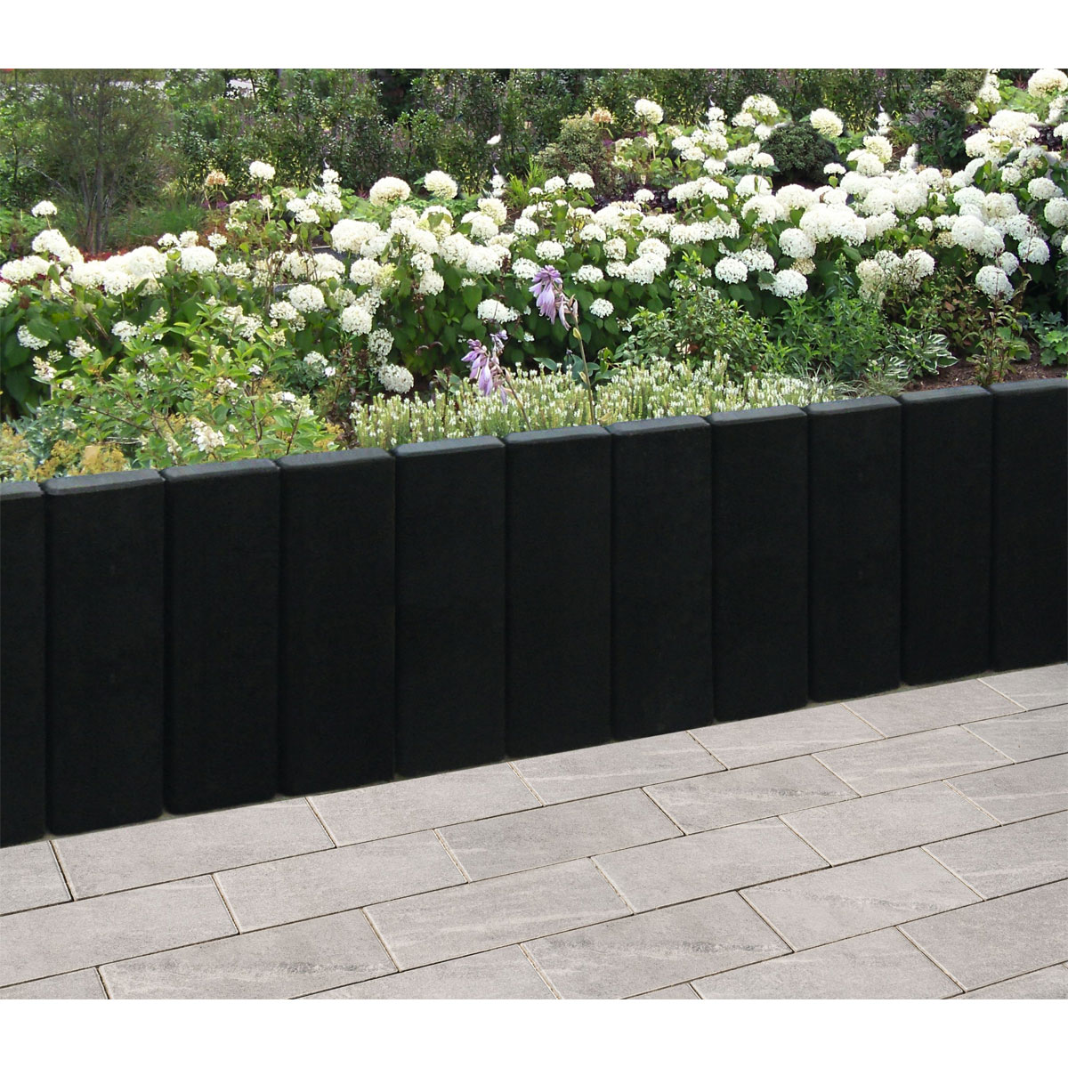 Diephaus  Rechteckpalisade Anthrazit 120 x 20 x 8 cm Bild 2